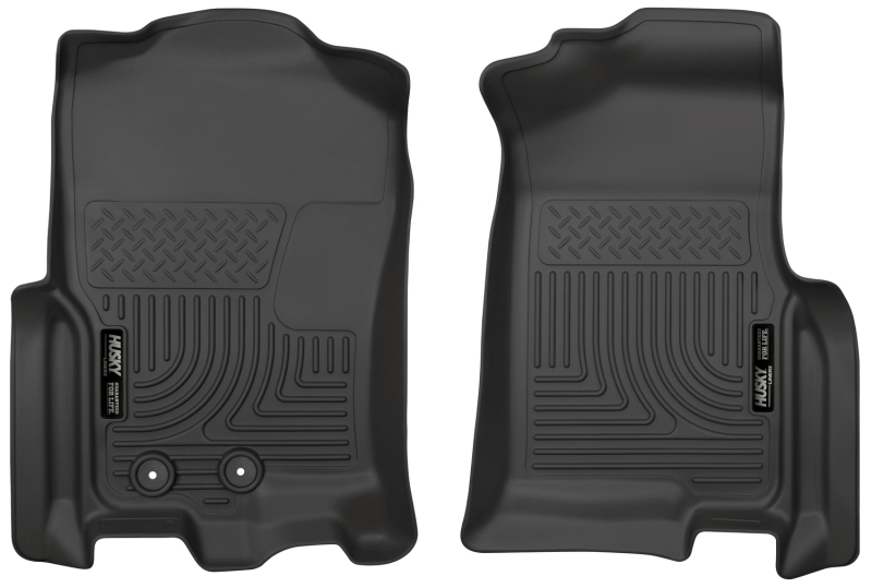 Ford Expedition Floor Mats - Front - Husky Liners - WeatherBeater - Black - 2015
